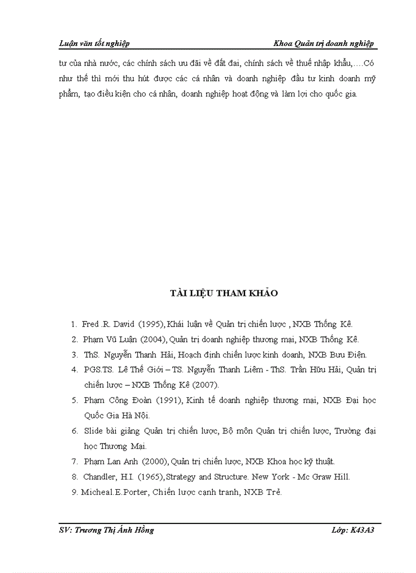 image for page Hoạch định chiến lược kinh doanh của Công ty cổ phần phát triển thương mại Trường Thịnh 1