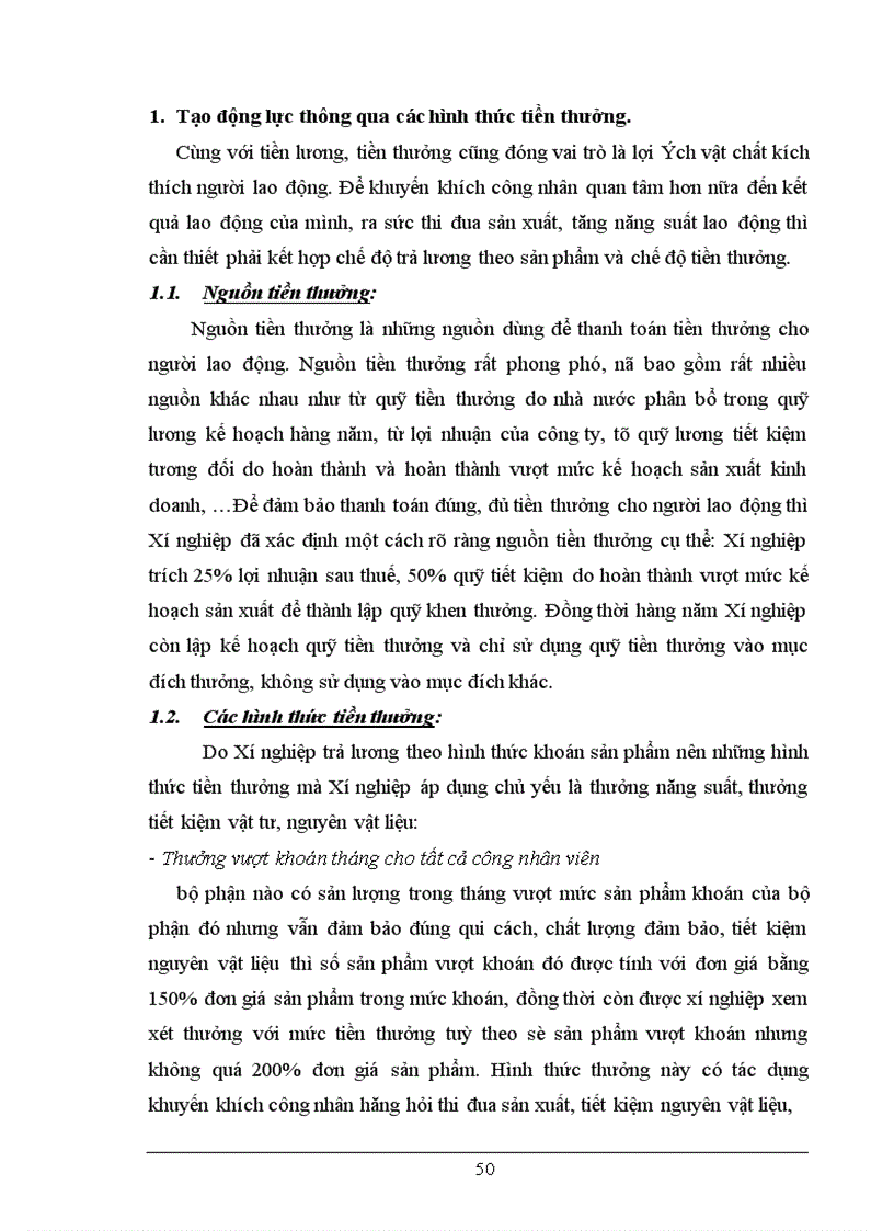 image for page Một số biện pháp nhằm hoàn thiện công tác tạo động lực cho người lao động tại Xí nghiệp Giày Phú Hà 1
