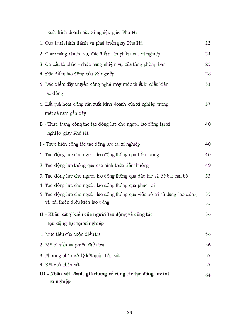image for page Một số biện pháp nhằm hoàn thiện công tác tạo động lực cho người lao động tại Xí nghiệp Giày Phú Hà 1