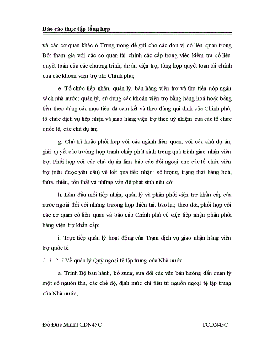 image for page Báo cáo thực tập tổng hợp của Bộ Tài chính