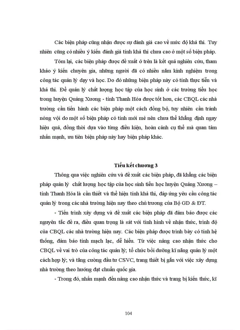 image for page Các biện pháp quản lý chất lượng học tập của học sinh tiểu học ở huyện Quảng Xương tỉnh Thanh Hóa theo mô hình quản lý chất lượng tổng thể TQM 1
