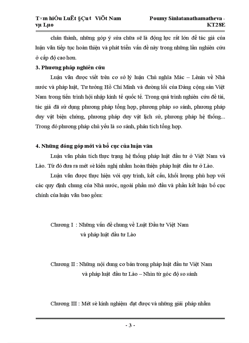 image for page Tìm hiểu pháp luật đầu tư của Việt Nam trong sự so sánh với pháp luật đầu tư của Lào 1