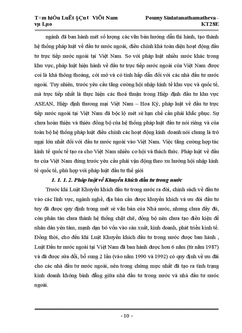 image for page Tìm hiểu pháp luật đầu tư của Việt Nam trong sự so sánh với pháp luật đầu tư của Lào 1