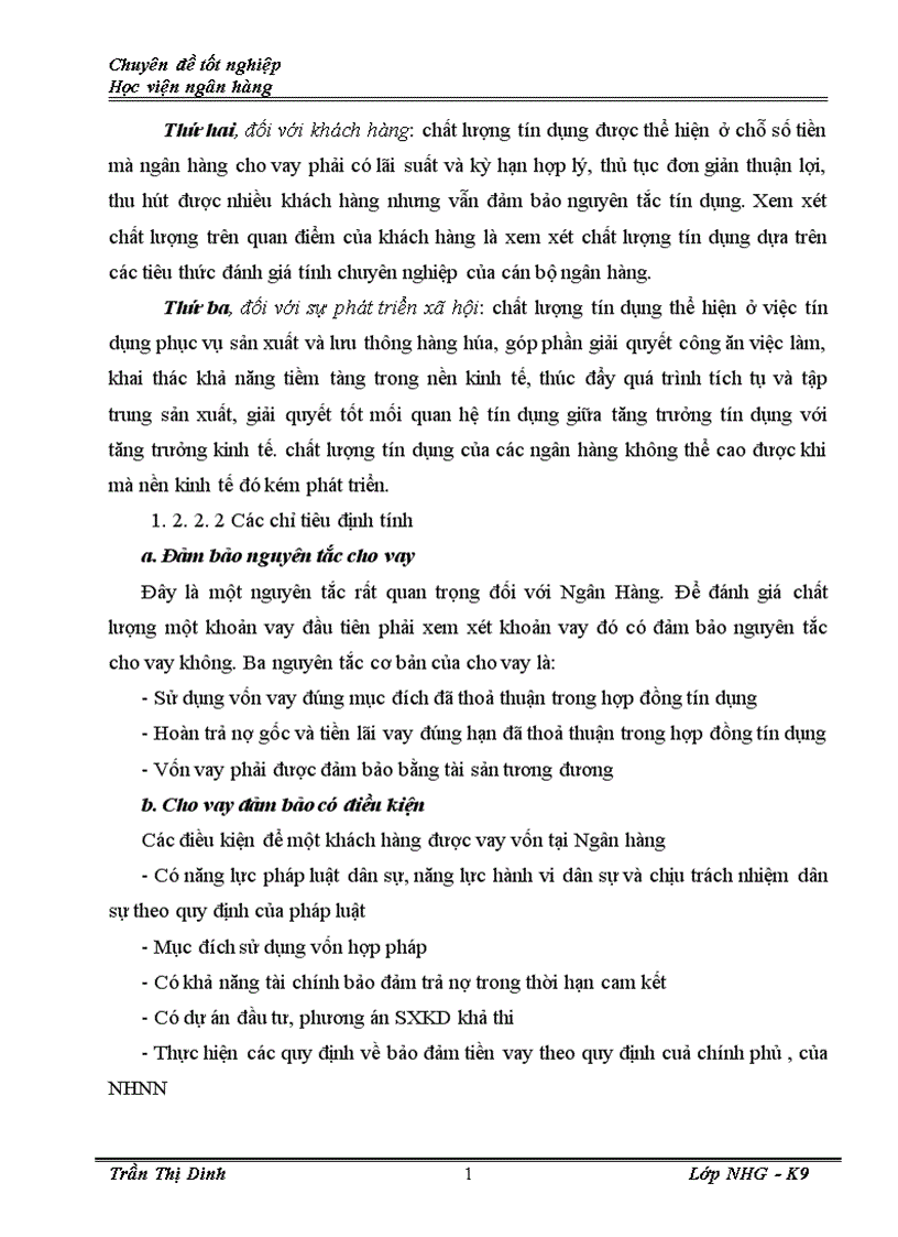 image for page Giải pháp nâng cao chất lượng tín dụng tại Ngân hàng Đầu tư và phát triển chi nhánh Cầu Giấy