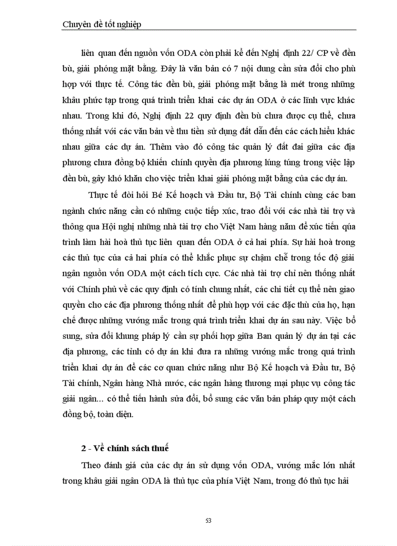image for page Những giải pháp nhằm đẩy nhanh tiến độ giải ngân nguồn vốn hỗ trợ phát triển chính thức ODA tại Việt Nam giai đoạn 2001 2005 1