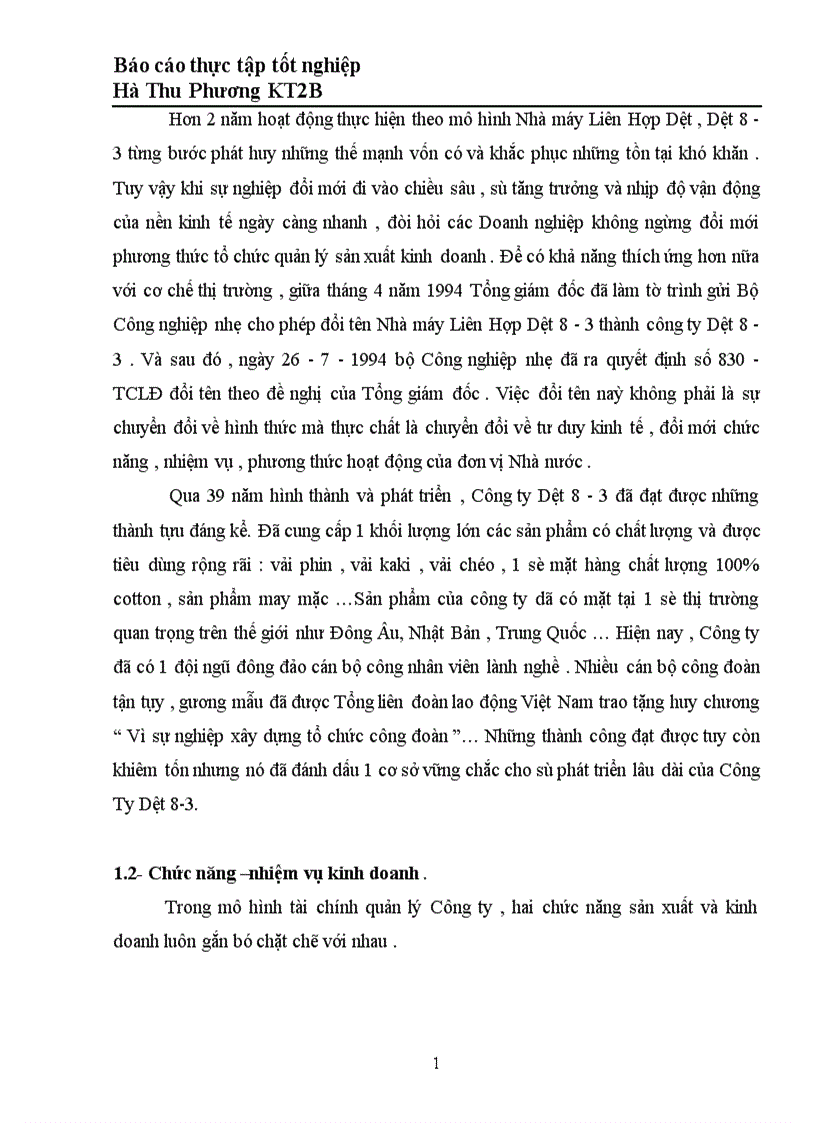 image for page Tổ chức kế toán Nguyên vật liệu tại Công ty Dệt 8 3 1