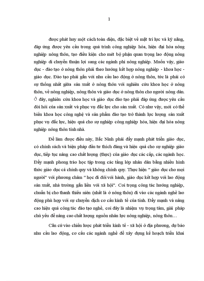 image for page Nguồn nhân lực trong quá trình công nghiệp hóa hiện đại hóa nông nghiệp nông thôn ở tỉnh Bắc Ninh 1