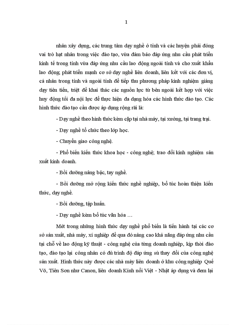 image for page Nguồn nhân lực trong quá trình công nghiệp hóa hiện đại hóa nông nghiệp nông thôn ở tỉnh Bắc Ninh 1