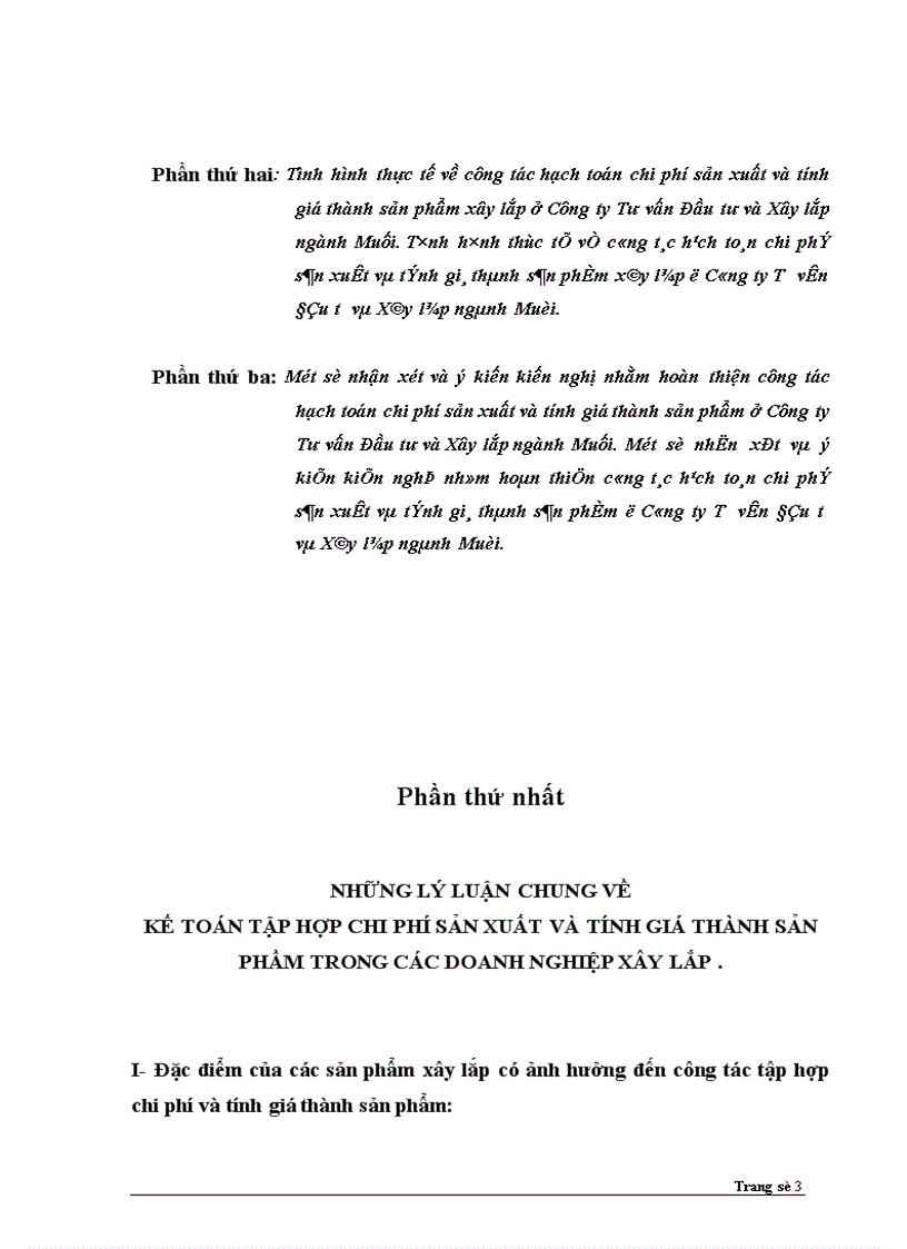 Kế toán hạch toán chi phí sản xuất và tính giá thành sản phẩm xây lắp tại Công ty Tư vấn Đầu tư và Xây lắp ngành Muối 1
