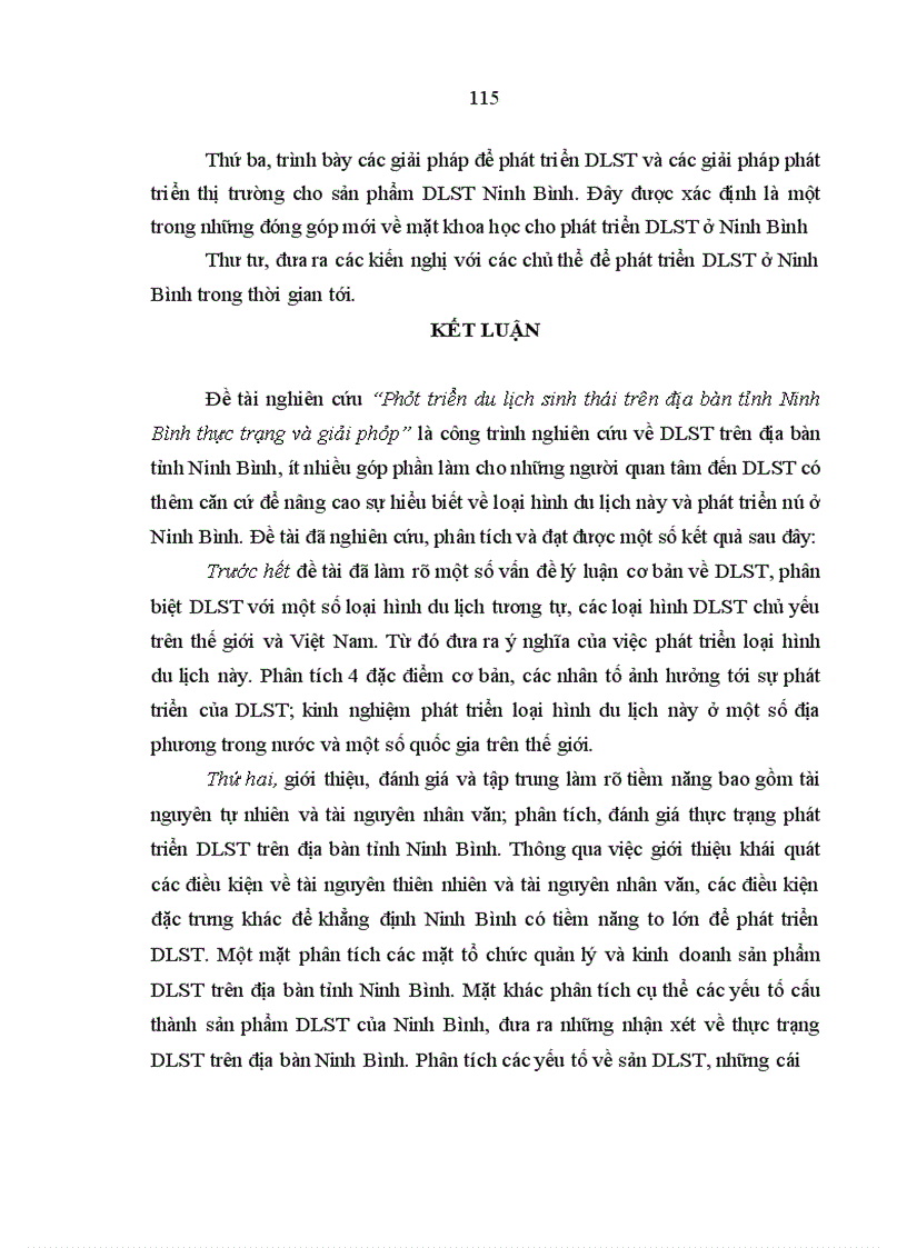 image for page Phát triển du lịch sinh thái trên địa bàn tỉnh Ninh Bình thực trạng và giải pháp 1