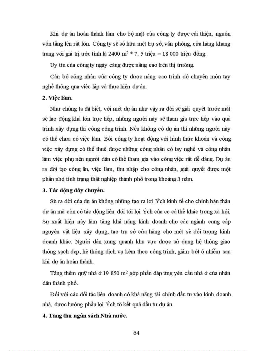 image for page Phương pháp đánh giá hiệu quả tài chính kinh tế xã hội của dự án xây dựng ứng dụng dự án xây dựng tổ hợp nhà cao tầng của Công ty Xây dựng Công trình Văn hoá 1
