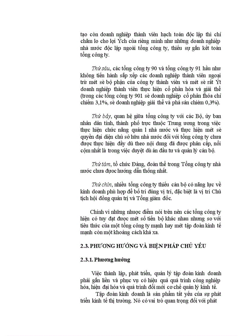 image for page Sự hình thành và tổ chức mô hình công ty mẹ công ty con ở Việt Nam