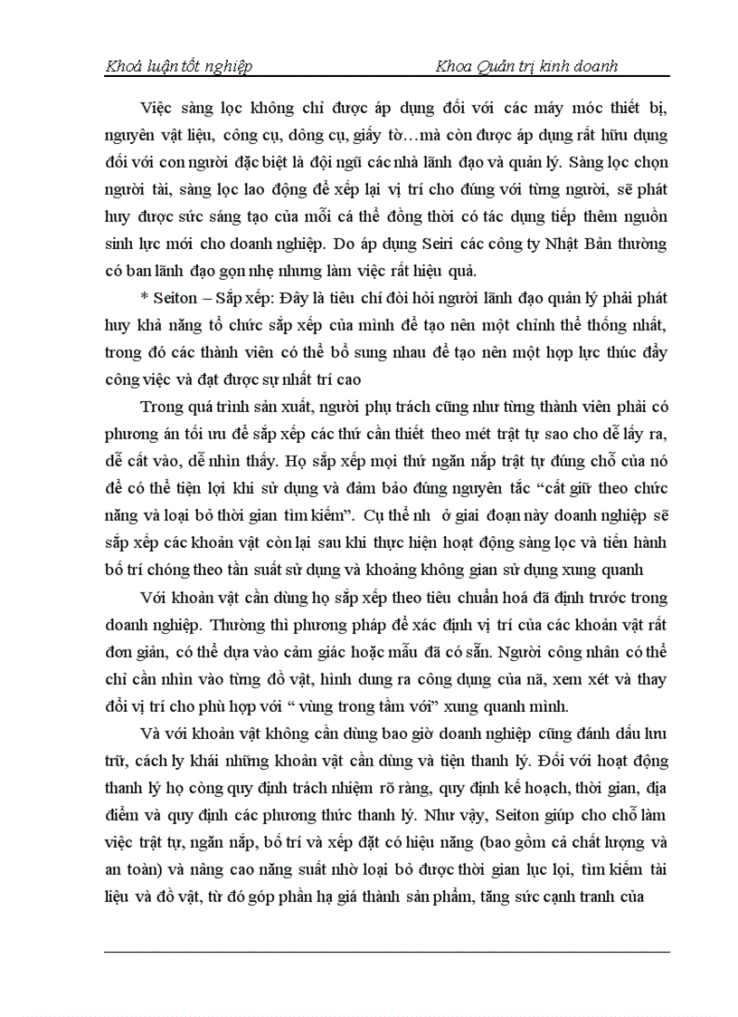 image for page Triển khai chương trình 5S NGhiên cứu tình huống tại Công ty cổ phần Thiết bị Bưu điện Nhà máy 2