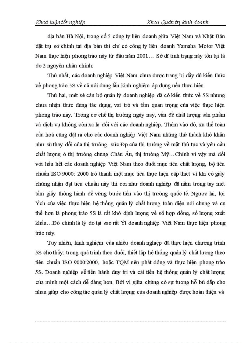 image for page Triển khai chương trình 5S NGhiên cứu tình huống tại Công ty cổ phần Thiết bị Bưu điện Nhà máy 2