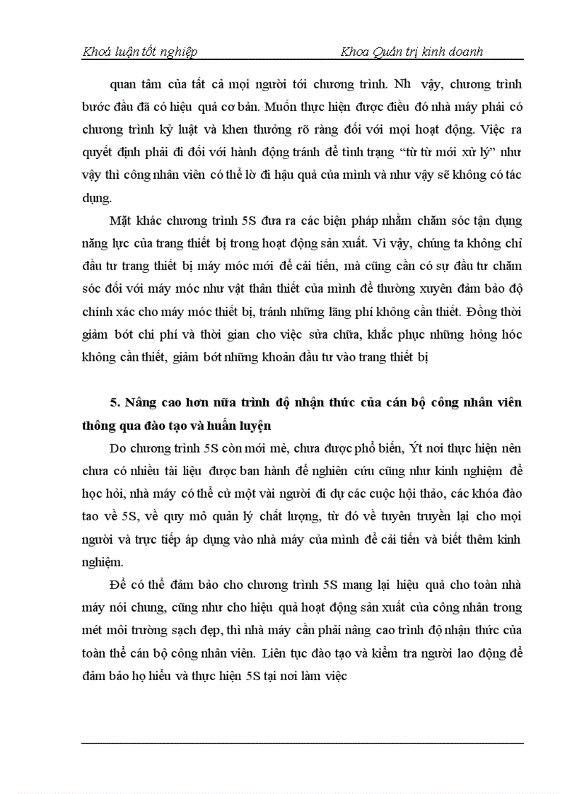 image for page Triển khai chương trình 5S NGhiên cứu tình huống tại Công ty cổ phần Thiết bị Bưu điện Nhà máy 2