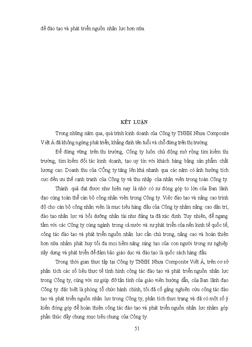 image for page Một số giải pháp nhằm hoàn thiện công tác đào tạo và phát triển nguồn nhân lực tại công ty TNHH Nhựa Composite Việt Á 1