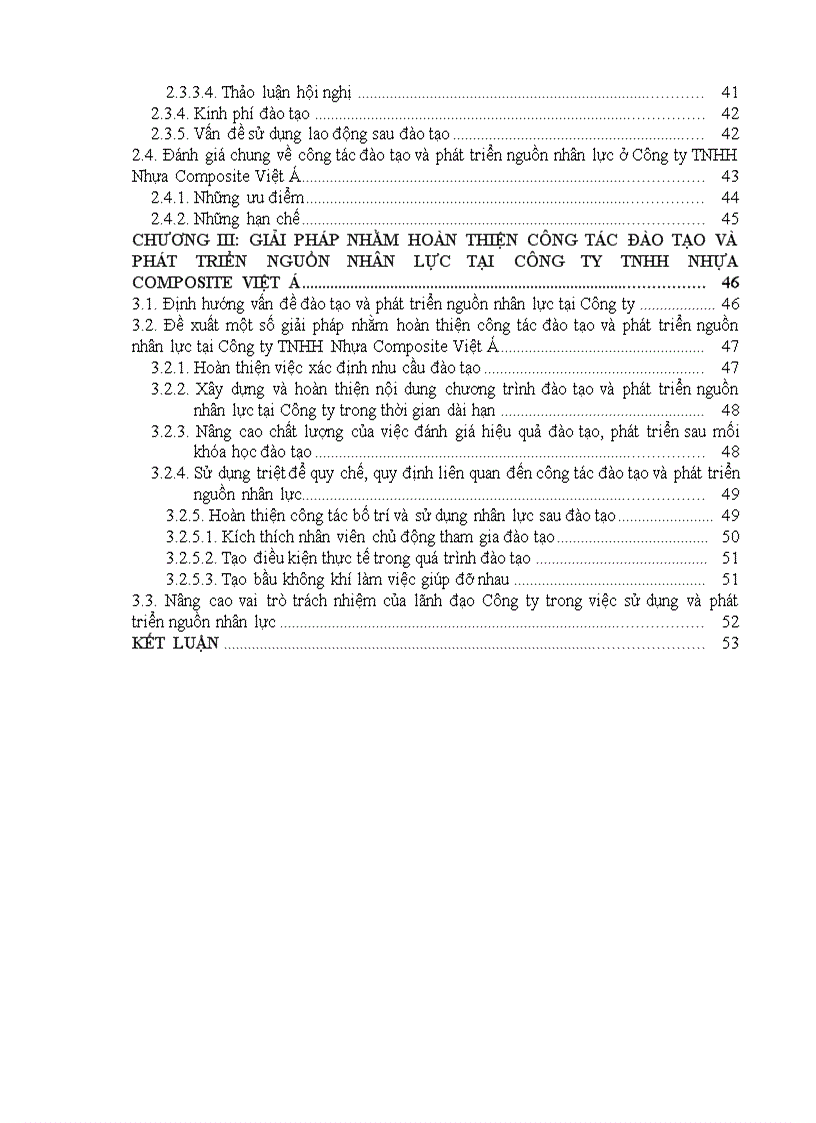 image for page Một số giải pháp nhằm hoàn thiện công tác đào tạo và phát triển nguồn nhân lực tại công ty TNHH Nhựa Composite Việt Á 1
