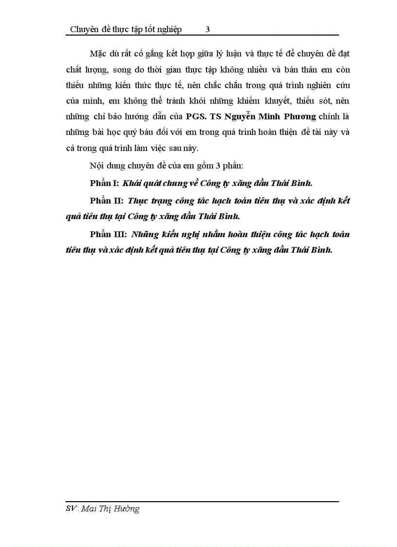 image for page Hoàn thiện công tác hạch toán tiêu thụ và xác định kết quả tiêu thụ tại Công ty xăng dầu Thái Bình 1