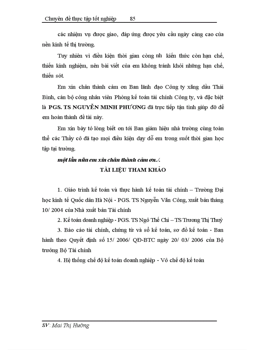 image for page Hoàn thiện công tác hạch toán tiêu thụ và xác định kết quả tiêu thụ tại Công ty xăng dầu Thái Bình 1