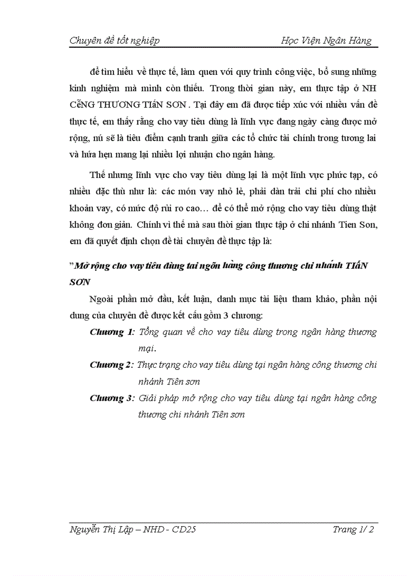 image for page Mở rộng cho vay tiêu dùng tai ngân ha ng công thương chi nha nh TIÊN SƠN