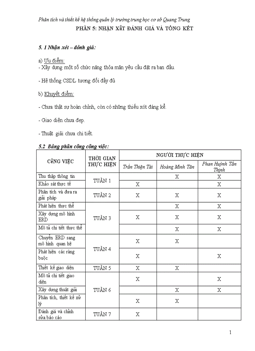 image for page Phân tích và thiết kế hệ thống quản lý trường trung học cơ sở Quang Trung 1