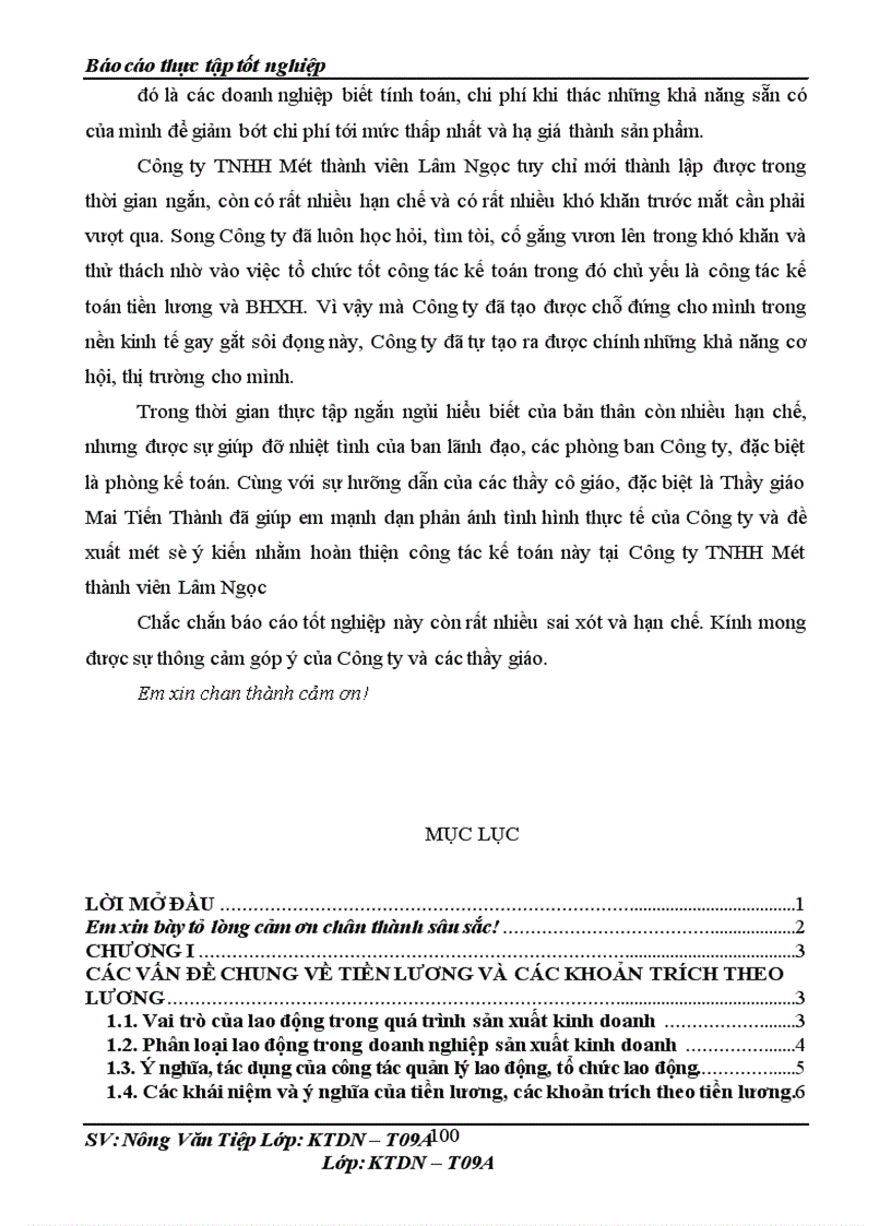 image for page Kế toán tiền lương và các khoản trích theo tiền lương tại Công ty TNHH Một thành viên Lâm Ngọc 1