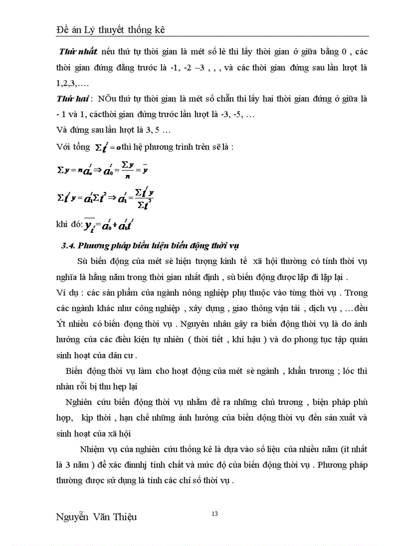 image for page Dùng phương pháp dãy số thời gian để phân tích sự biến động tổng doanh thu của công ty TNHH Thiết bị Giặt Là Công nghiệp và dự báo năm 2004 1