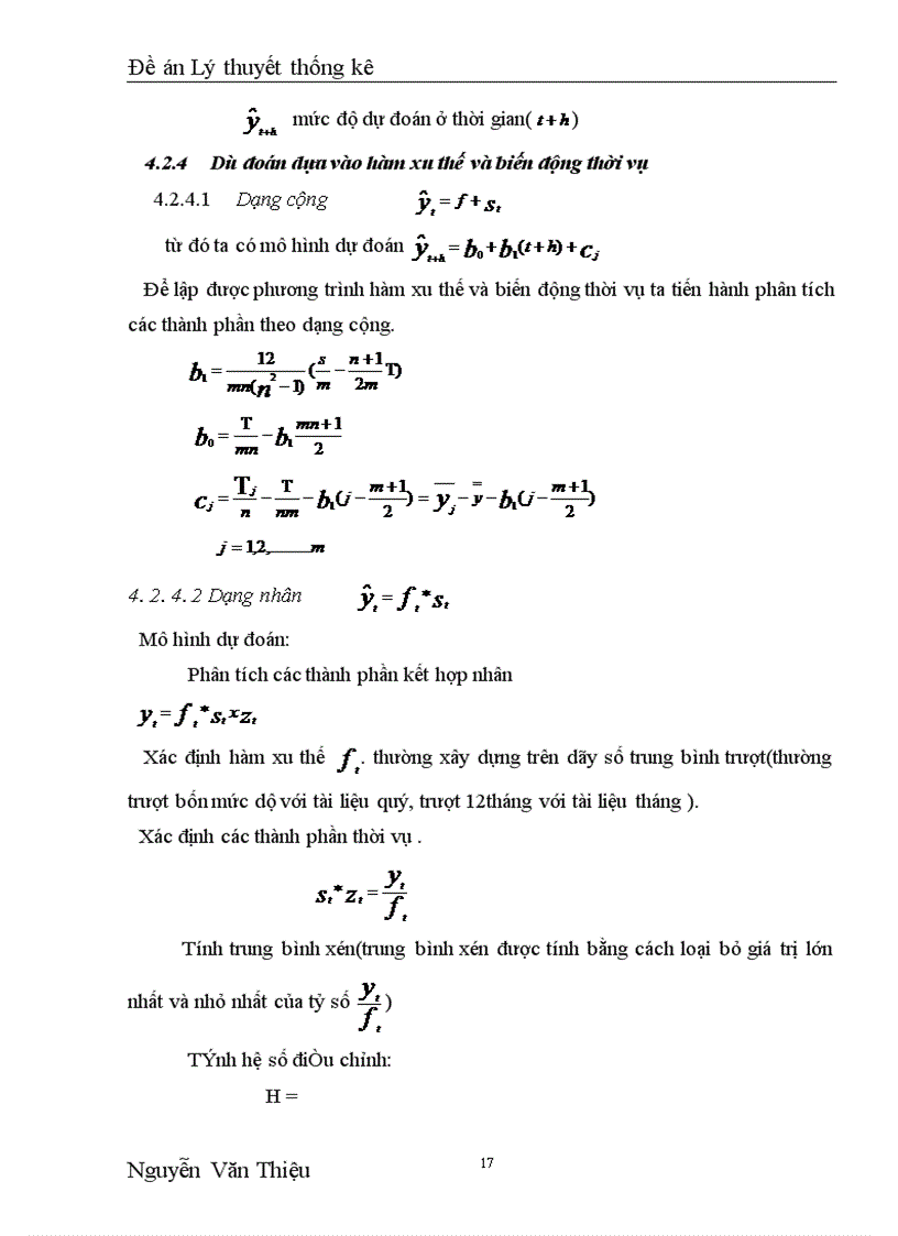 image for page Dùng phương pháp dãy số thời gian để phân tích sự biến động tổng doanh thu của công ty TNHH Thiết bị Giặt Là Công nghiệp và dự báo năm 2004 1