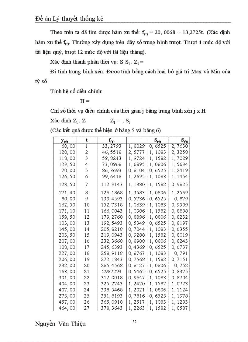 image for page Dùng phương pháp dãy số thời gian để phân tích sự biến động tổng doanh thu của công ty TNHH Thiết bị Giặt Là Công nghiệp và dự báo năm 2004 1