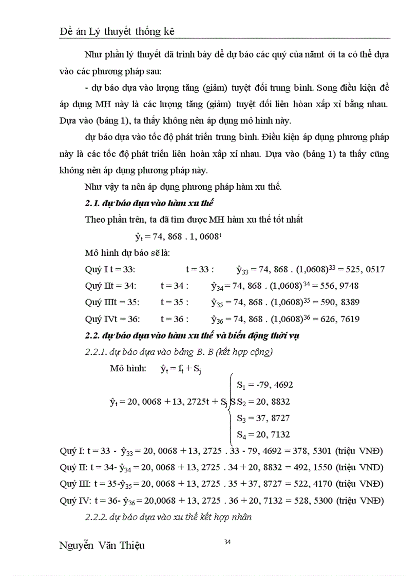 image for page Dùng phương pháp dãy số thời gian để phân tích sự biến động tổng doanh thu của công ty TNHH Thiết bị Giặt Là Công nghiệp và dự báo năm 2004 1