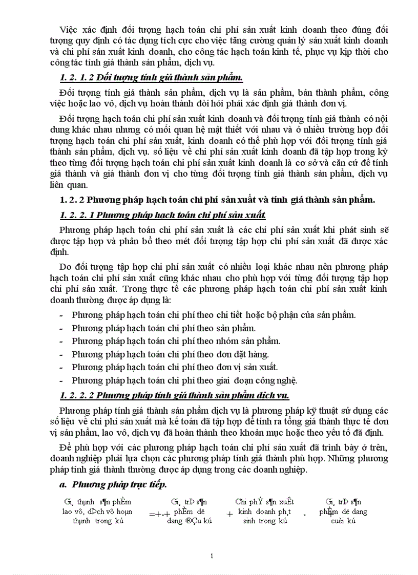 image for page Kế toán chi phí sản xuất và tính giá thành sản phẩm tại Công ty Tân Việt 1