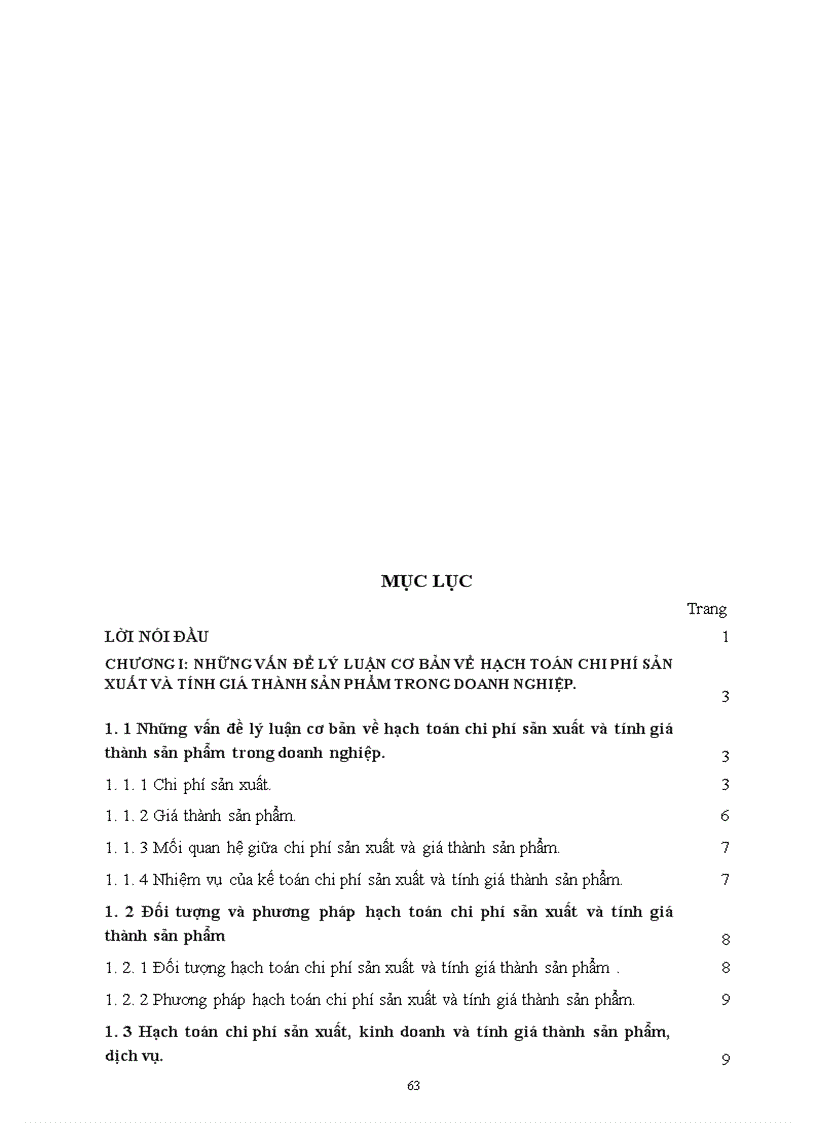 image for page Kế toán chi phí sản xuất và tính giá thành sản phẩm tại Công ty Tân Việt 1