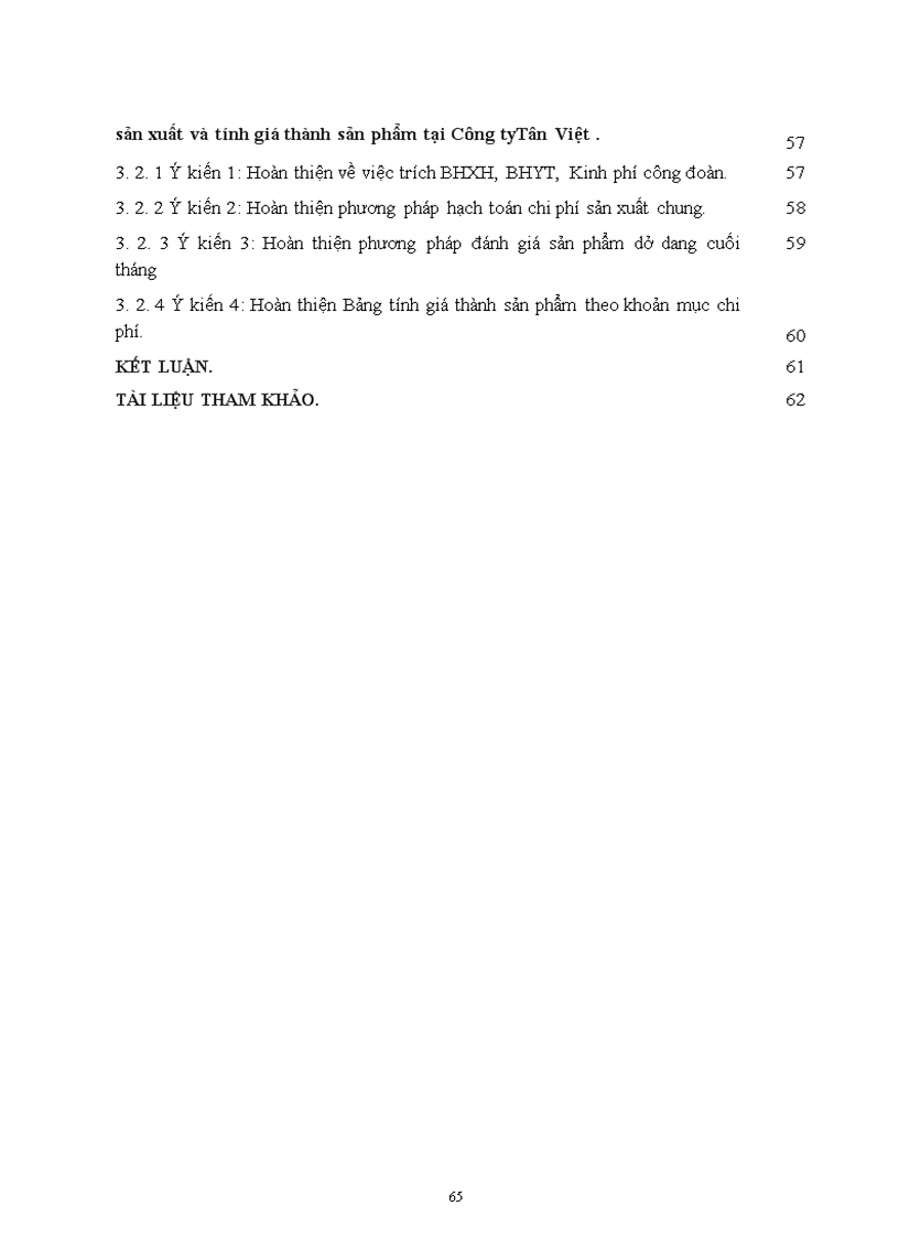 image for page Kế toán chi phí sản xuất và tính giá thành sản phẩm tại Công ty Tân Việt 1