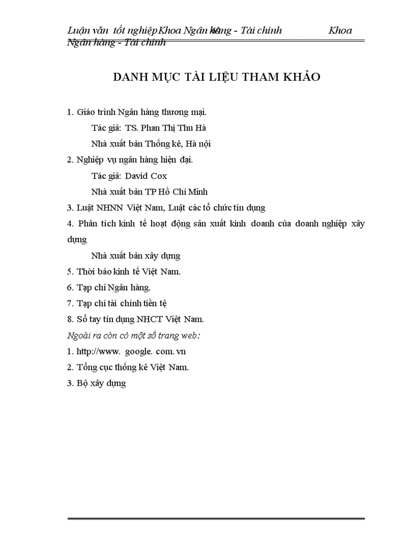 image for page Nâng cao chất lượng tín dụng đối với các DNXL tại Chi nhánh NHCT Ba Đình 1