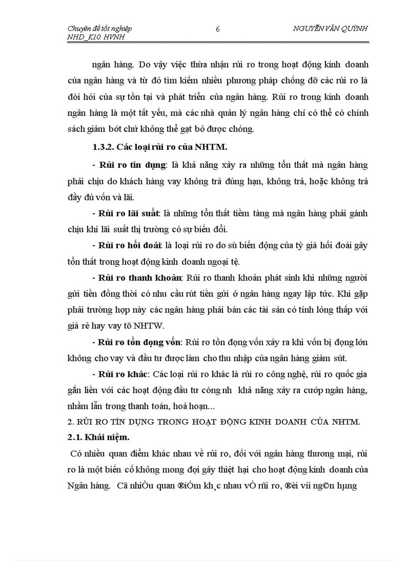 image for page Một số giải pháp phòng ngừa và hạn chế rủi ro tín dụng tại Ngân hàng No PTNTchi nhánh Nam Hà Nội 1