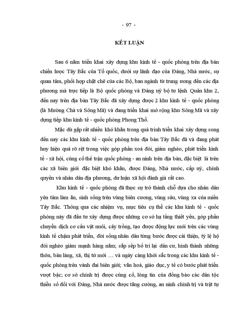 image for page Khu kinh tế Quốc phòng trên địa bàn Tây Bắc nước ta hiện nay 1