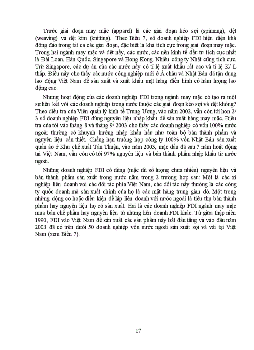 image for page Tác động tràn của FDI đến khu vực kinh tế trong nước 1