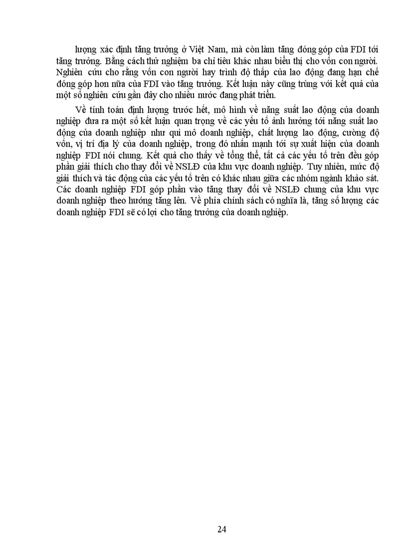 image for page Tác động tràn của FDI đến khu vực kinh tế trong nước 1