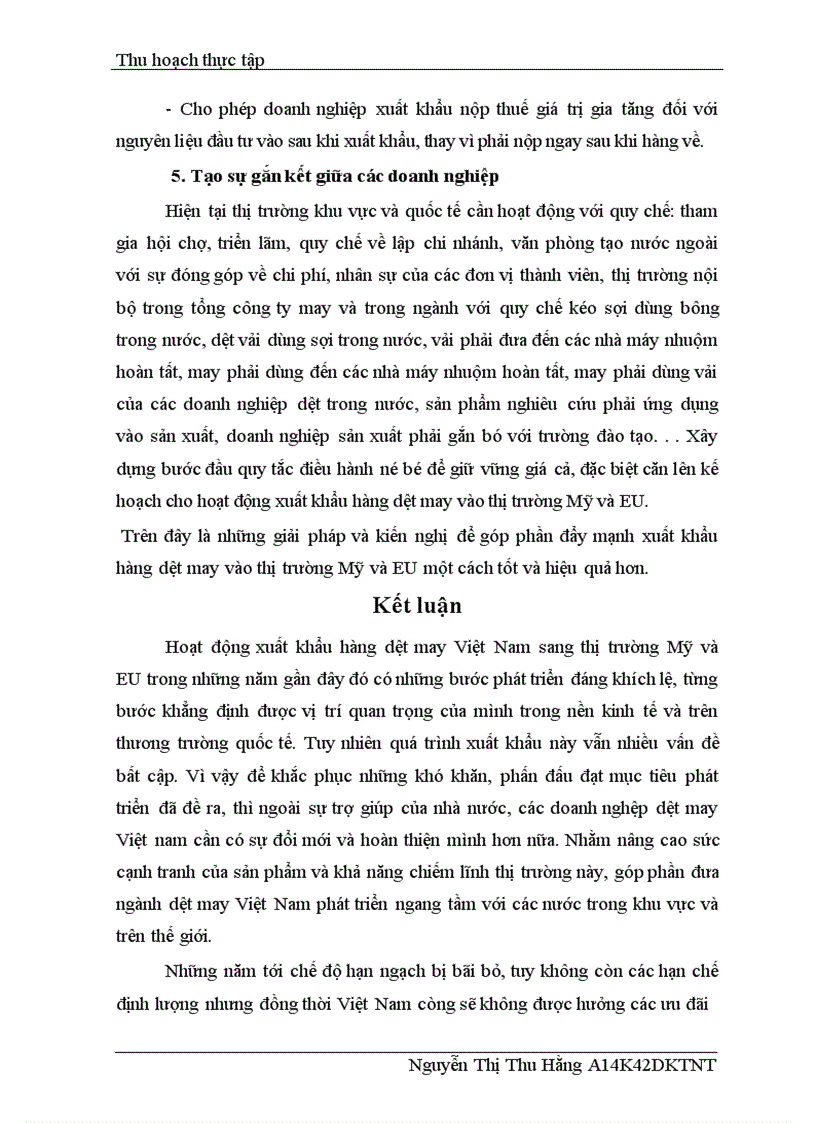 image for page Phương hướng và giải pháp đẩy mạnh hoạt động xuất khẩu hàng dệt may Việt Nam sang thị trường Mỹ và EU 1