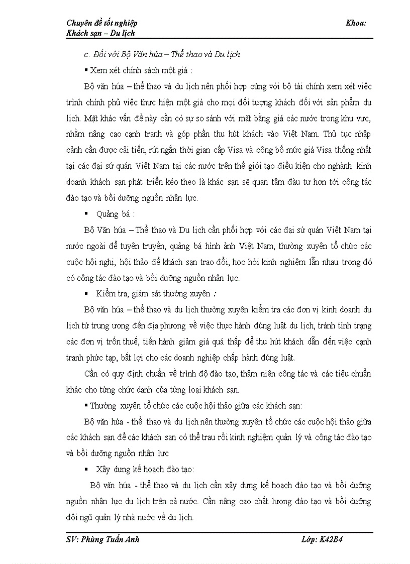 image for page Tăng cường đào tạo và bồi dưỡng nhân lực tại bộ phận bàn của khách sạn Fortuna
