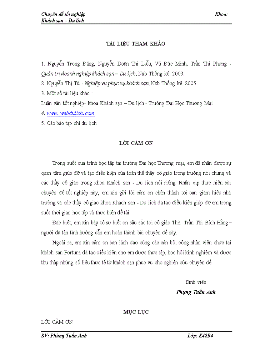 image for page Tăng cường đào tạo và bồi dưỡng nhân lực tại bộ phận bàn của khách sạn Fortuna