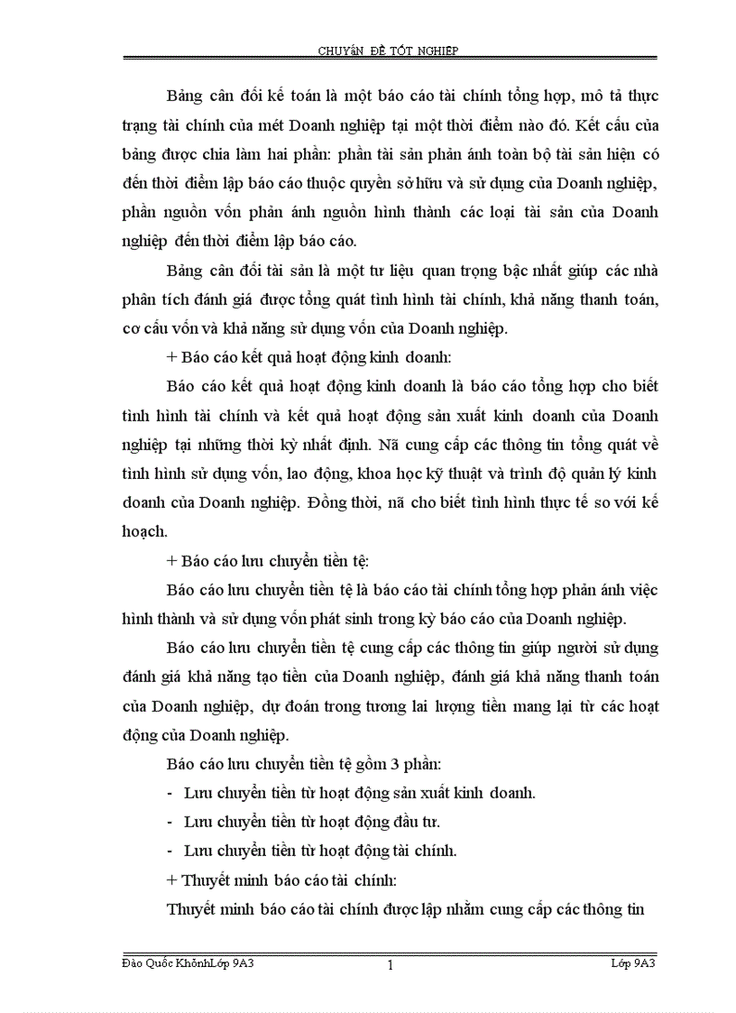 image for page Hoàn thiện công tác phân tích tài chính Doanh nghiệp phục vụ cho hoat động tín dụng tại Vpbank Hà Nội 1