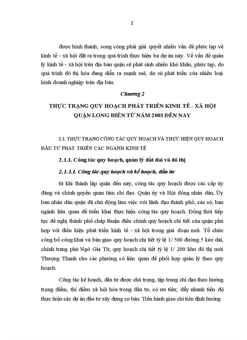 image for page Hoàn thiện quy hoạch phát triển kinh tế xã hội quận Long Biên thành phố Hà Nội đến năm 2015