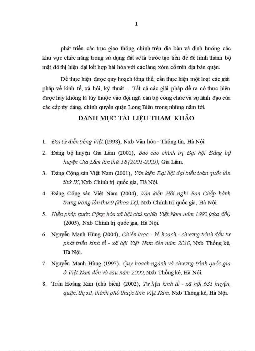 image for page Hoàn thiện quy hoạch phát triển kinh tế xã hội quận Long Biên thành phố Hà Nội đến năm 2015