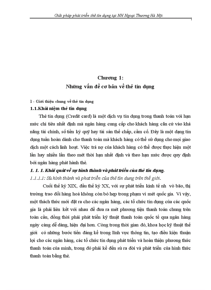 image for page Giải pháp phát triển dịch vụ thẻ tín dụng tại Ngân hàng Ngoại thương Hà Nội 1