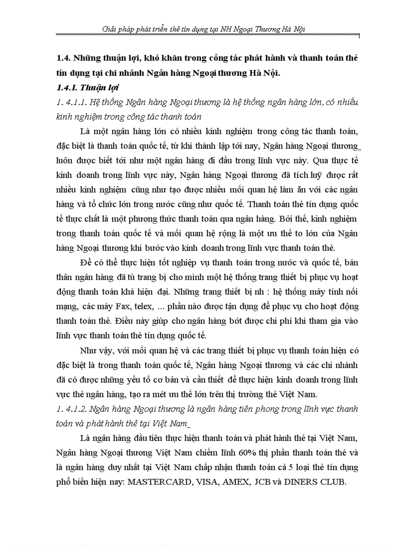 image for page Giải pháp phát triển dịch vụ thẻ tín dụng tại Ngân hàng Ngoại thương Hà Nội 1