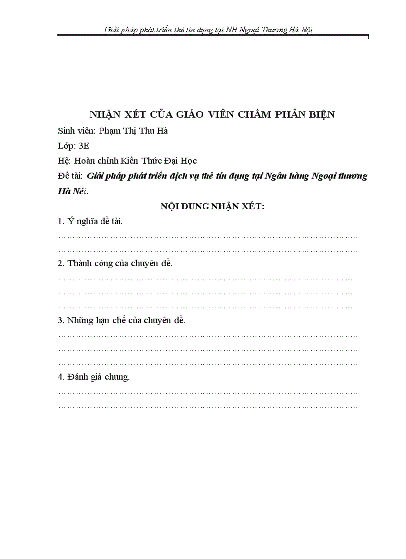 image for page Giải pháp phát triển dịch vụ thẻ tín dụng tại Ngân hàng Ngoại thương Hà Nội 1