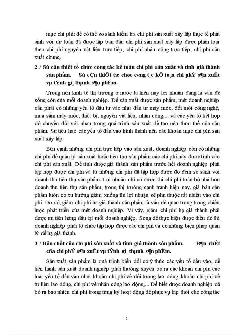 image for page Kế toán chi phí và tính giá thành sản phẩm xây lắp tại xí nghiệp xây lắp II 1