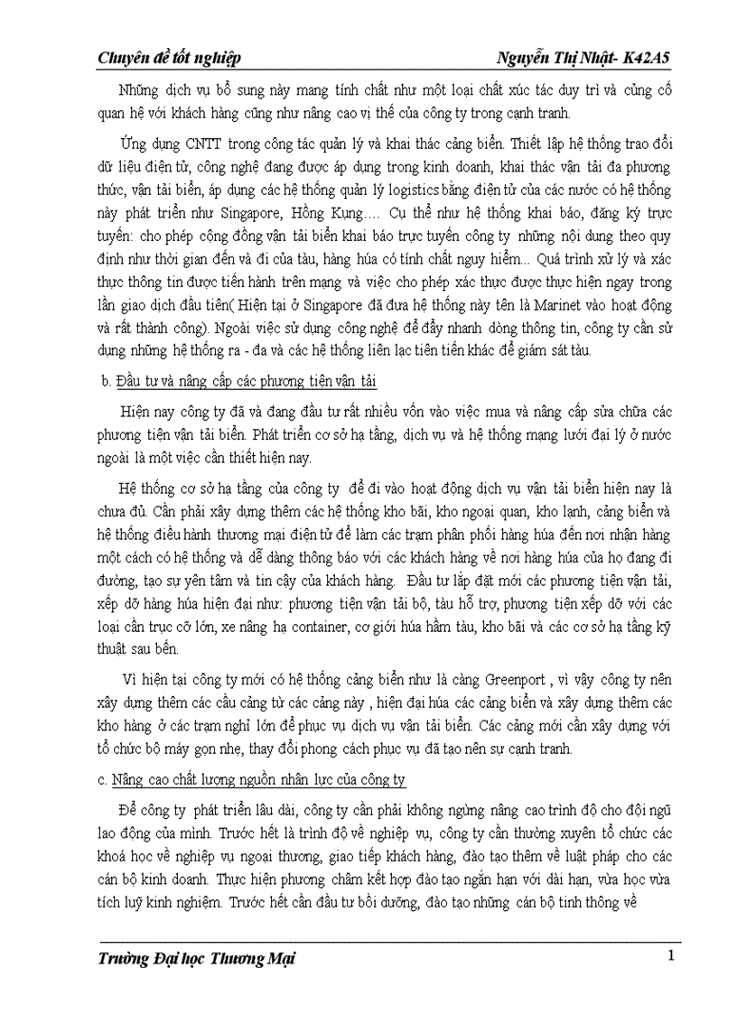image for page Nâng cao năng lực cạnh tranh cung ứng dịch vụ logistics của công ty TNHH Vận tải biển Ngôi sao xanh 1