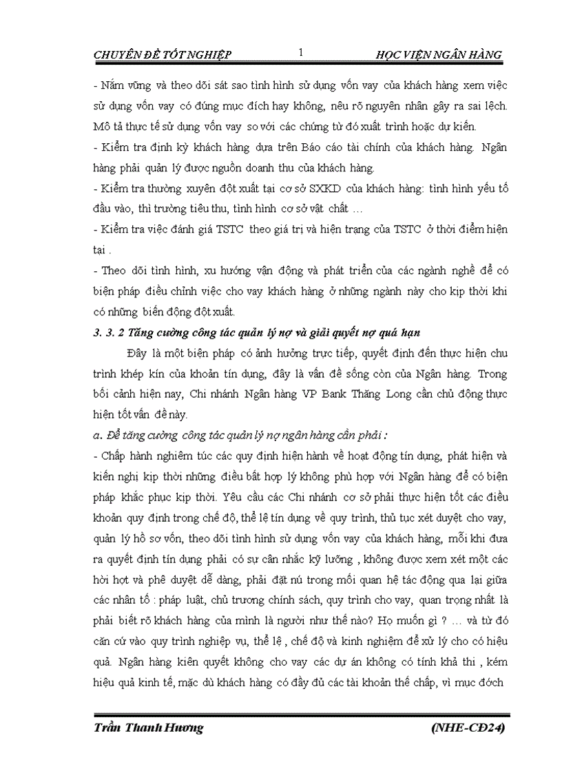 image for page Nâng cao chất lượng tín dụng tại VPbank chi nhánh Thăng Long Thực trạng và Giải pháp 1